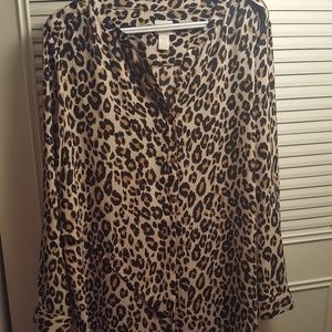 Cheetah blouse